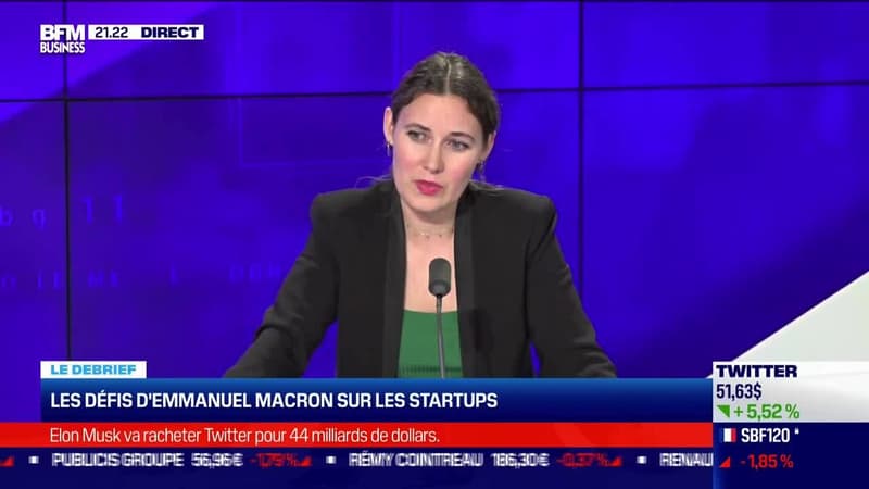 Les défis d'Emmanuel Macron sur les startups - 25/04