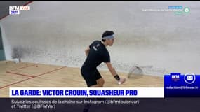 Le squasheur pro toulonnais Victor Crouin vise les JO de Los Angeles