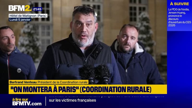 La Coordination rurale veut manifester à Paris malgré l'interdiction des tracteurs