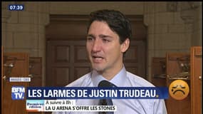 Justin Trudeau ému aux larmes par la mort d'un chanteur canadien emblématique
