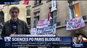 Mouvement étudiant: l'accès principal à Sciences Po Paris bloqué à son tour