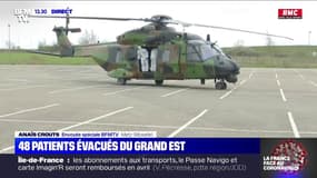 Virus: un hélicoptère transportant des malades décolle de Metz vers l'Allemagne