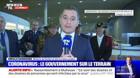 Gérald Darmanin: "Le service public fonctionne correctement dans tous les aéroports de France"