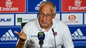 Pascal Gastien, entraîneur de Clermont, à Lyon le 22 août 2021