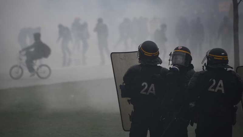 La manifestation à Nantes samedi. 