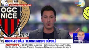 OGC Nice-Bâle: les onze niçois dévoilé