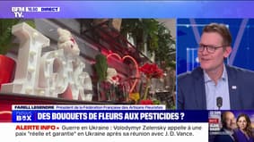 Pesticides dans les bouquets: "Les produits sont tracés, nous connaissons les pratiques des producteurs"Farell Legendre (président de la Fédération française des artisans de fleuristes)