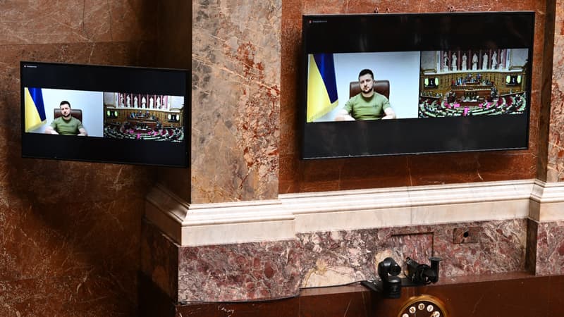 Le président ukrainien Volodymyr Zelensky demande aux entreprises françaises de quitter la Russie
