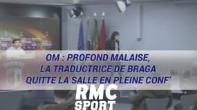 OM : Profond malaise, la traductrice de Braga quitte la salle en pleine conférence de presse