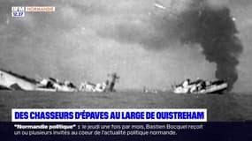 80e anniversaire du Débarquement: des chasseurs d'épaves au large de Ouistreham