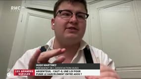 "La France est un des seuls pays en Europe qui ne punit pas le harcèlement scolaire", dénonce Hugo Martinez