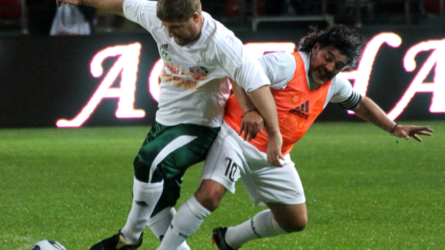2011 : Maradona en duel avec le  président tchétchène Ramzan Kadirov 