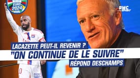 Lacazette peut-il revenir en Bleus ? "On continue de le suivre", répond Deschamps