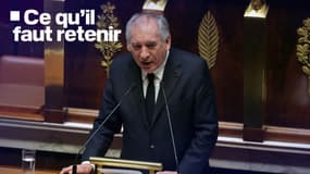 Le Premier ministre, François Bayrou, à l'Assemblée nationale le 14 janvier 2025