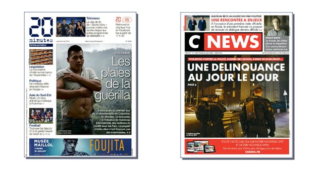 Depuis leur lancement, '20 Minutes' a cumulé 56 millions d'euros de pertes, et 'CNews Matin' 110 millions.