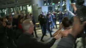 Deux Femen perturbent l'arrivée de Roman Polanski à la Cinémathèque de Paris