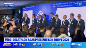 Cyclisme: présentation de l'équipe Décathlon AG2R 