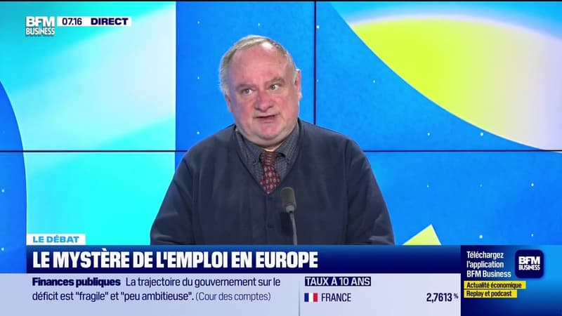 Nicolas Doze face à Jean-Marc Daniel : Le mystère de l'emploi en Europe - 12/03