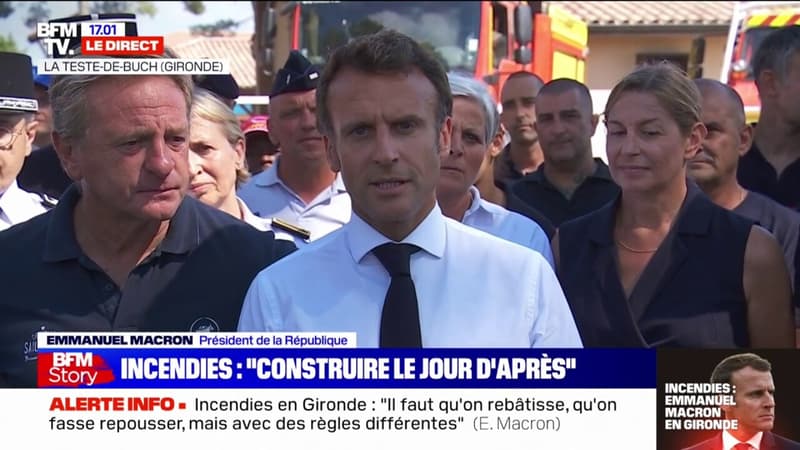EN DIRECT - Emmanuel Macron s'exprime lors de son déplacement en Gironde