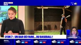 Histoire du jour: un bar où faire du baseball à Lyon