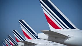 Des avions Air France sur le tarmac de Roissy-Charles-de-Gaulle, le 6 août 2018.