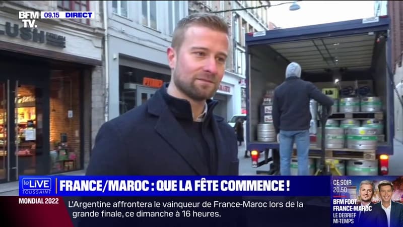 France-Maroc: une forte activité pour les grossistes qui approvisionnent les bars