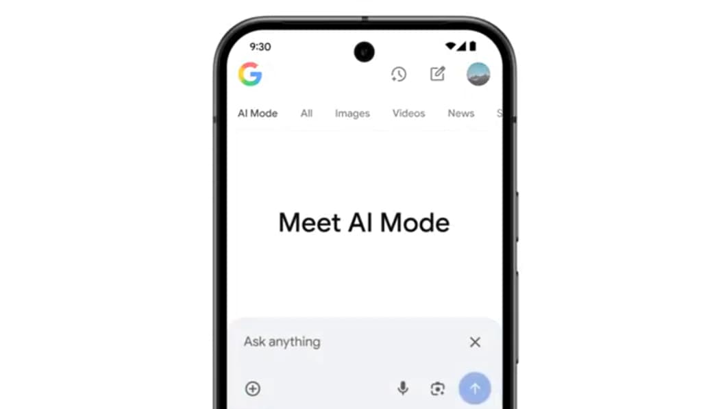 Le mode IA, présenté comme le futur de la recherche en ligne.