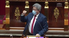 "Le Président a tout décidé tout seul": le coup de gueule de Mélenchon à l'Assemblée