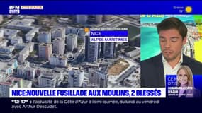Nice: nouvelle fusillade dans le quartier des Moulins, deux hommes blessés