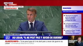 Emmanuel Macron: "Il ne doit pas, il ne peut pas, y avoir de guerre au Liban"