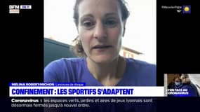 Confinement: la championne lyonnaise Mélina Robert-Michon obligé d'adapter son entraînement