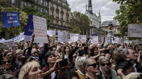 Une manifestation pour les droits des femmes à Paris le 6 octobre 2018.