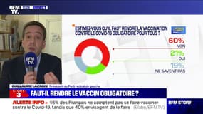 Covid-19: pour Guillaume Lacroix, "la vaccination n'a pas à être obligatoire" mais cette liberté "ne doit pas être sans responsabilité"