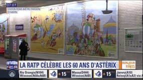 La RATP célèbre les 60 ans d'Astérix en renommant des stations de métro