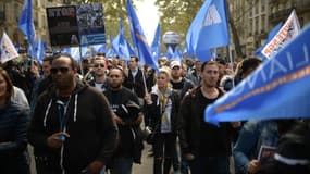 Marche de la colère des policiers à Paris, le 2 octobre 2019