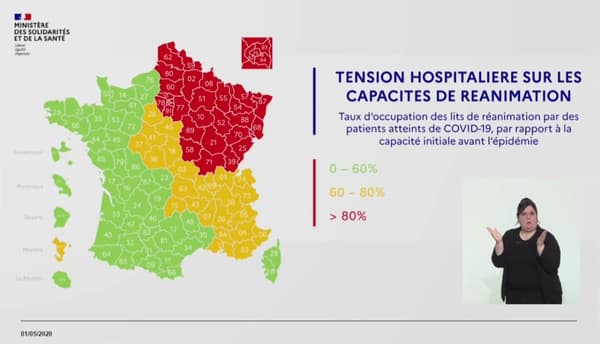 Carte du déconfinement: du changement pour 9 départements
Carte du déconfinement: du changement pour 9 départements