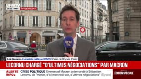 Crise politique: Emmanuel Macron demande à Sébastien Lecornu de mener "d'ultimes négociations" "d'ici mercredi soir"