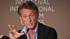 Sean Penn le 11 juillet 2021 au festival de Cannes