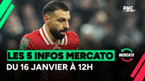 Neymar, Garcia, Salah... Les 5 infos mercato du 16 janvier à la mi-journée