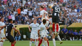 La tête victorieuse de Sergio Ramos lors du match Inter Milan-Monterrey (1-1, Coupe du monde des clubs), le 17 juin 2025