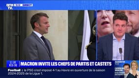 Macron invite les chefs de partis et Castets - 17/08