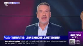 ÉDITO - Marine Le Pen absente de France pendant la mobilisation contre la réforme des retraites, "un choix qui interroge"