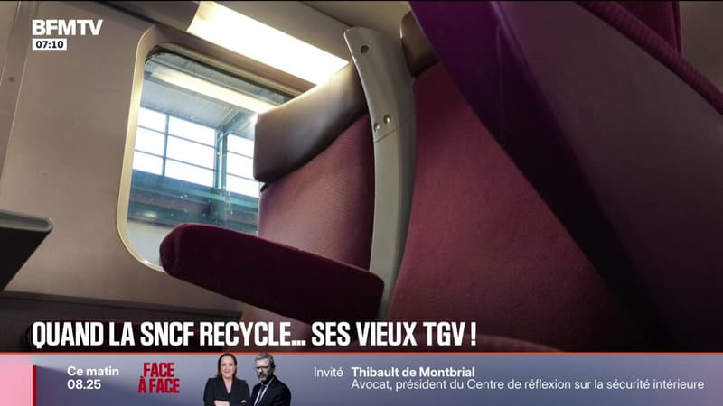 La SNCF recycle ses anciens TGV, une centaine de rames ont été modernisées