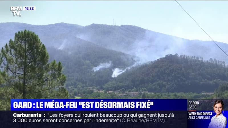 Incendie dans le Gard: le méga-feu est 