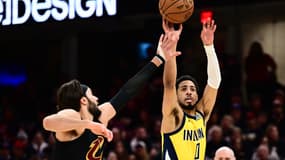 Tyrese Haliburton dans le match des Pacers face à Cleveland, le 13 mai 2025