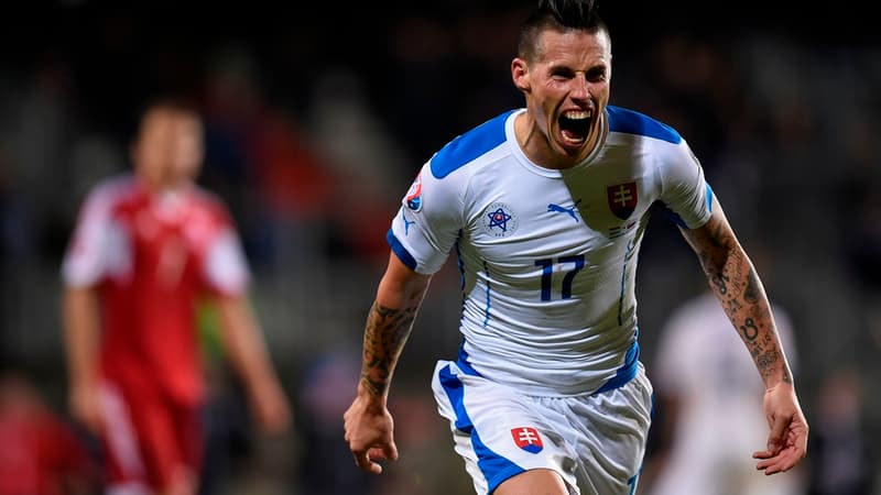 Marek Hamsik, star et leader technique de l'équipe slovaque