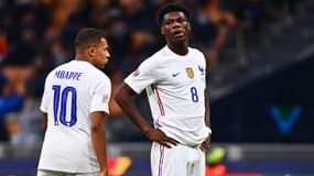 Aurélien Tchouaméni et Kylian Mbappé