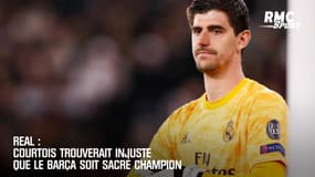 Liga / Real : Courtois trouverait injuste que le Barça soit sacré champion 