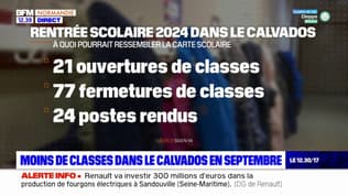 Calvados: 77 fermetures de classes potentielles en septembre