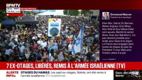 Libération d'otages israéliens: Emmanuel Macron estime que "la paix devient possible"